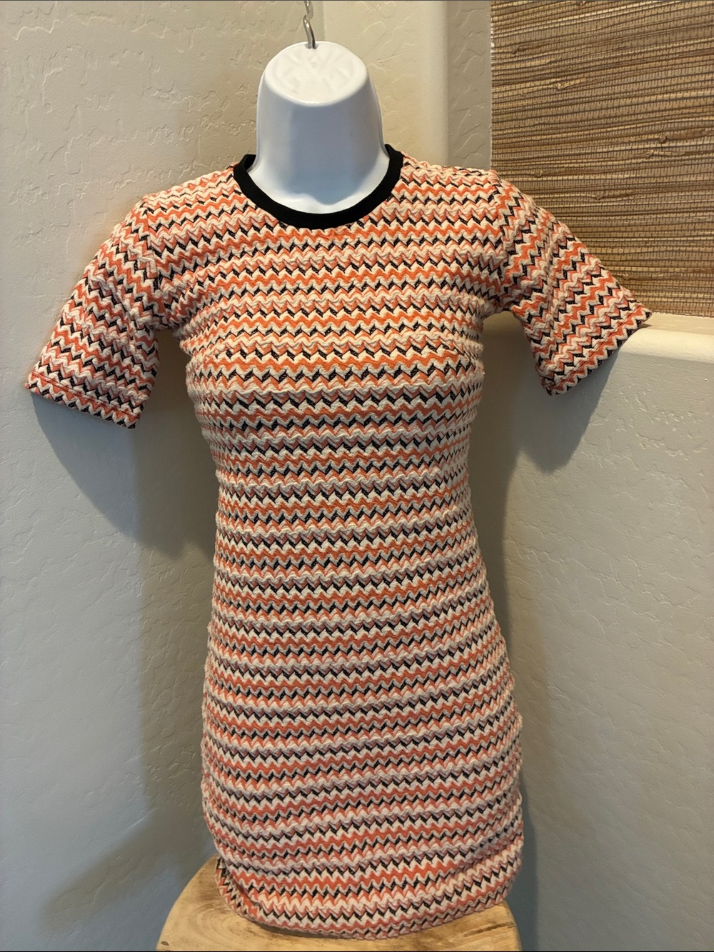Topshop Mini Dress with Short Sleeves US Size 2